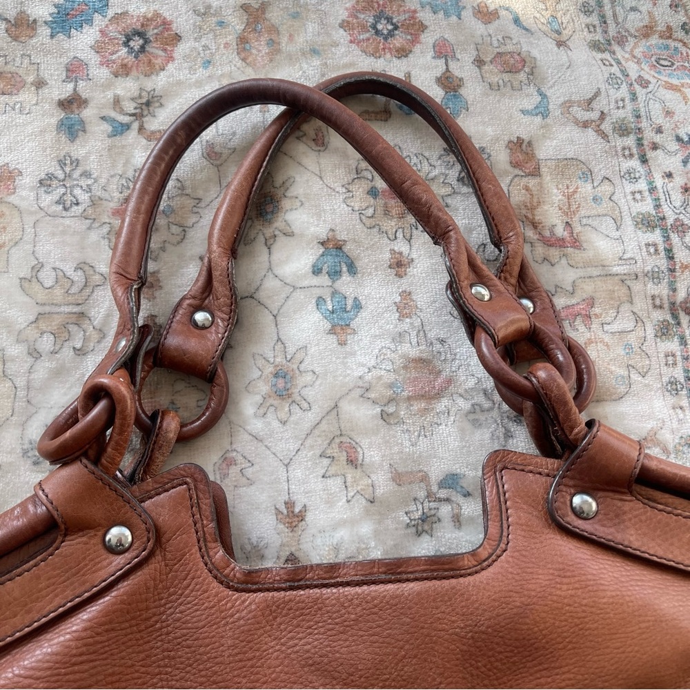 Salvatore Ferragamo Chestnut Brown Leather Hobo with Tassel - Picture 5 of 16